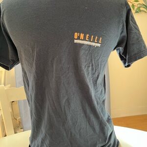 O'Neill Men's Navy Tee with Orange Logo